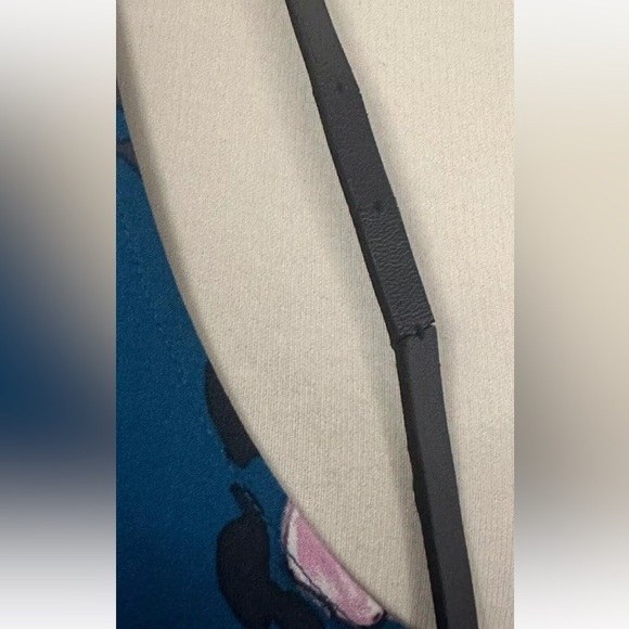 Torrid Boho Teal Floral Mini Challis Dress Sweetheart Neck Elastic Waist Plus Sz - Picture 8 of 13